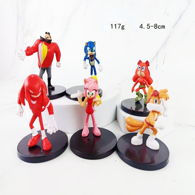 Sonic Boom NO BRASIL - Kit Sonic The Hedgehog com 6 peças (Personagens  Sonic, Knuckles, Super Sonic, Werehog, Shadow e Metal Sonic)