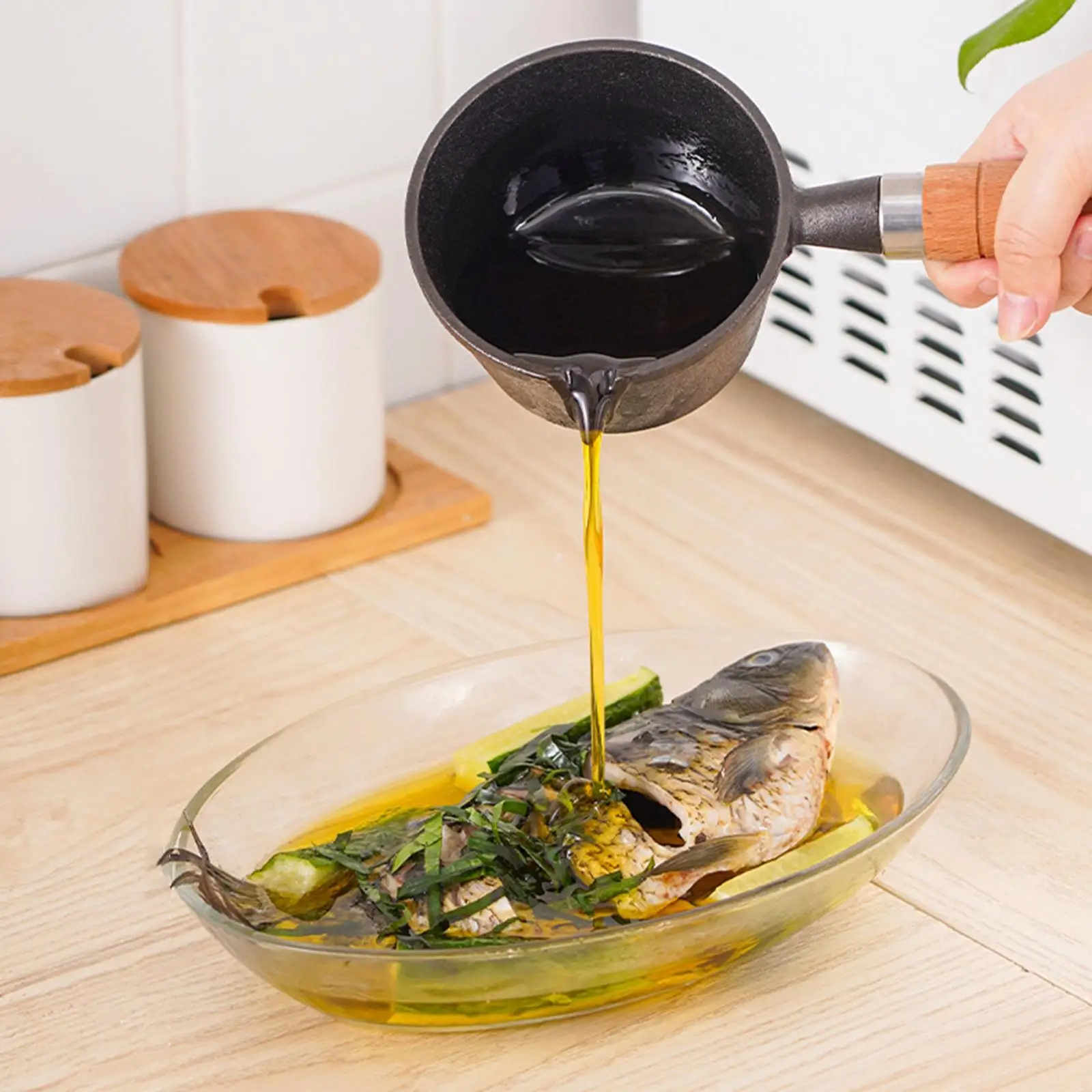 Mini Cast Iron Skillet Egg Dumpling Artifact Frying Pan for Kitchen Utensils Household