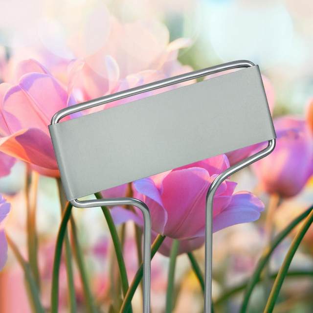 Lot De 20 Crochets Argentés De 20 Cm Pour étiquettes De Plantes