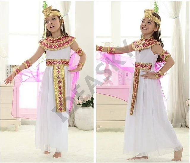Ancient Egypt Egyptian Pharaoh Cleopatra Prince Princess Costume for Children  Halloween Costumes Boy Girl Kids Cosplay Clothing - AliExpress