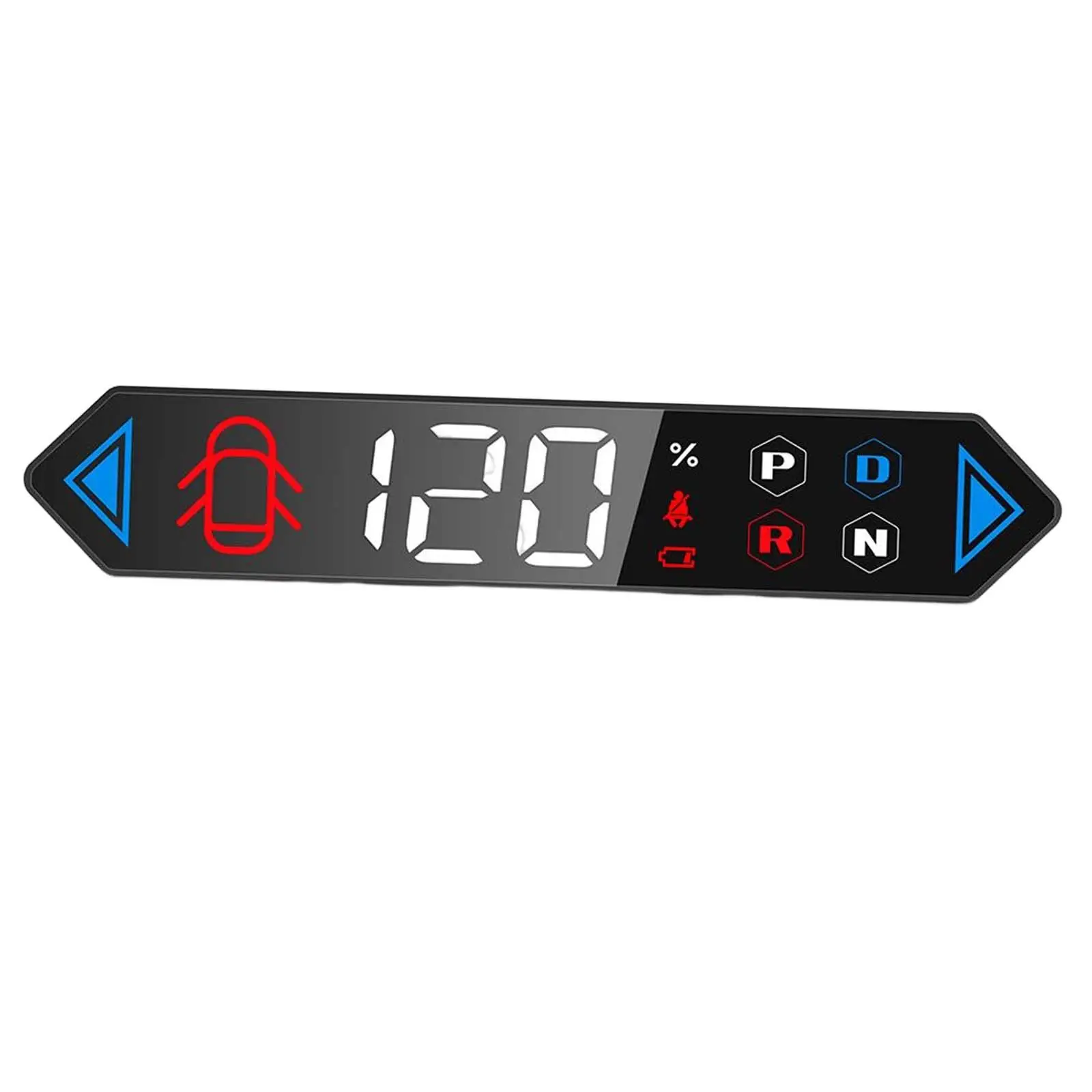 Embedded Design Mini HUD Heads up Display Turn Signal Waterproof LCD Speedometer for Tesla Model 3/Y Accessories Durable