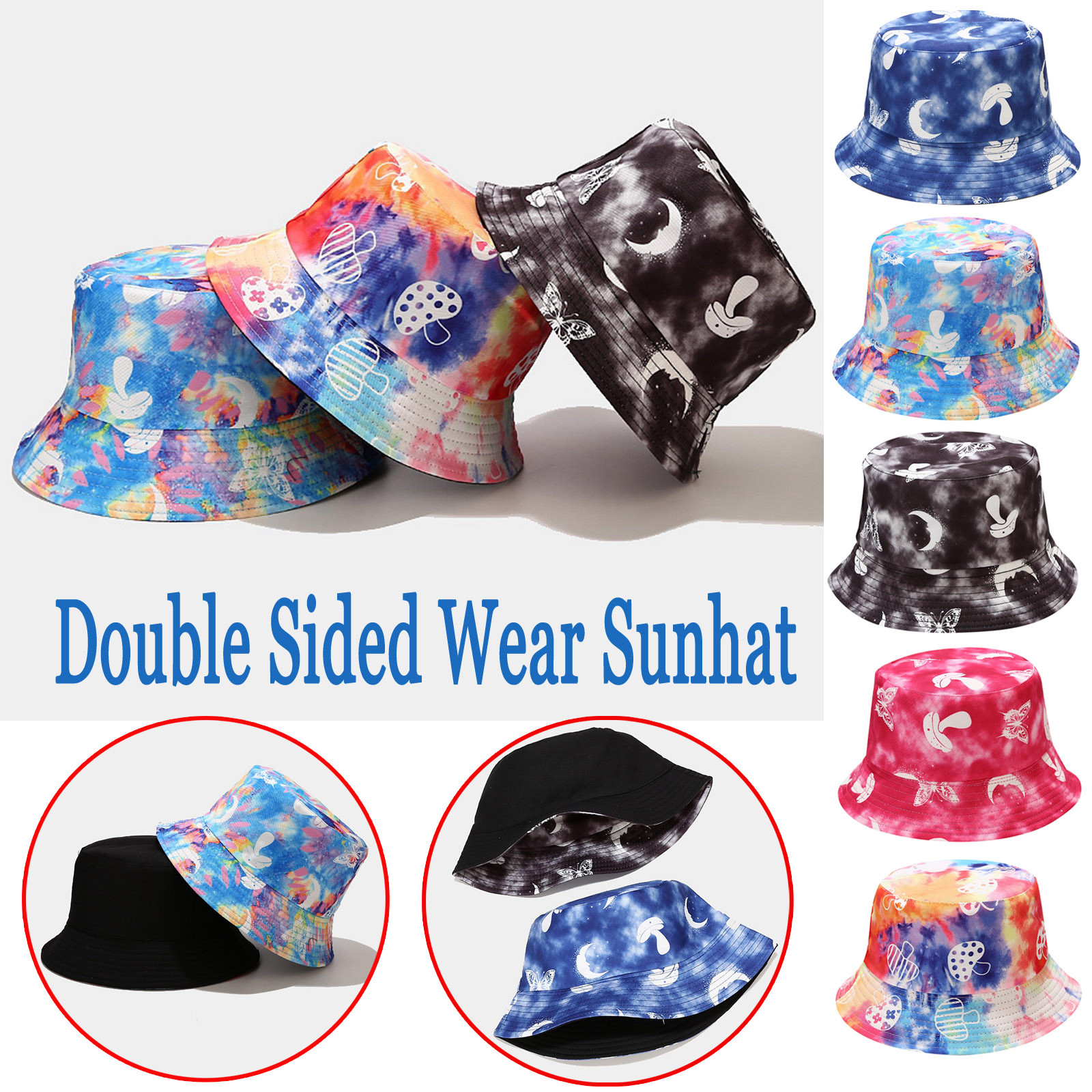 Summer Bucket Packable Sun Womens Mens 
