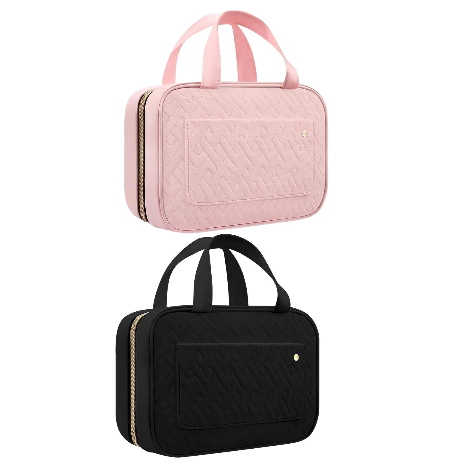 Toiletry Bag Toiletries 4 Compartments Essentials Makeup Container Large Women Hanging Makeup Case Cosmetic Bag for Travel Home