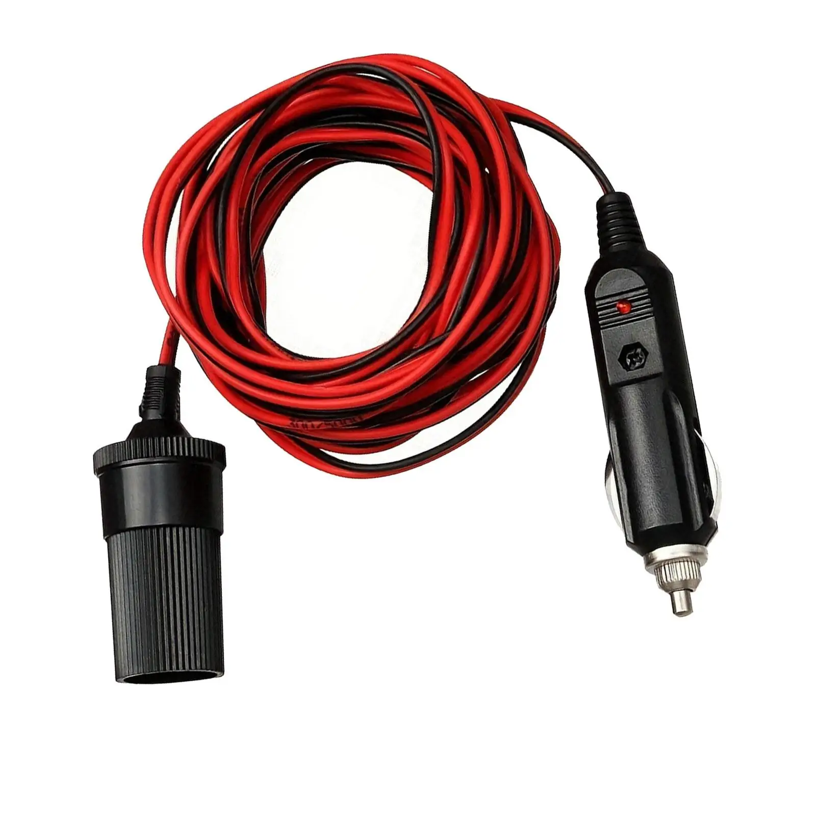 Car Cigarette Lighter Plug Extension Cable Accessories Easy Installation 12V