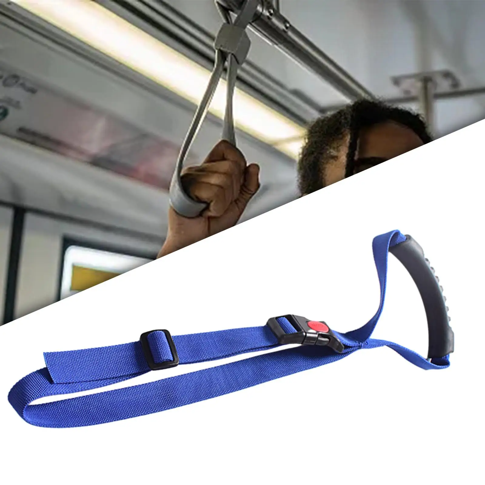 Car Nylon Grip Handle Premium Portable Adjustable Standing Aid Safety Handle