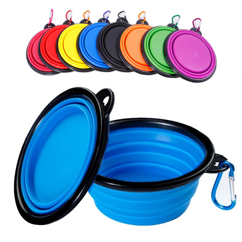 Title 9, 350ML/1000ML Foldable Silicone Pet Bowl Portabl...