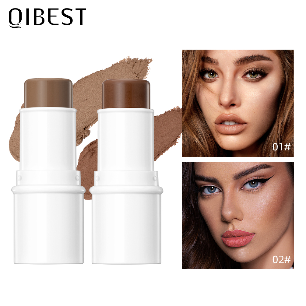 Best of QIBEST Face Makeup Bronzer Stick Cream Rouge Tint Contouring Makeup Cosmetic Highlighter Bronzer Pen Women Face Illuminator 7.2g Reviews & Tips