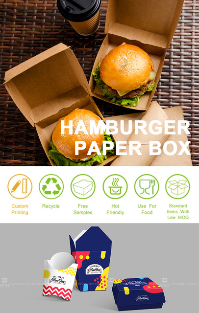 Buy Wholesale China Fast Food Kraft Hamburger Box Chicken Wing Chicken Leg Takeout  Box Customized Paper Boxes Chips Box & Packaging Box Paper Box Food Box  Kraft Box at USD 0.228