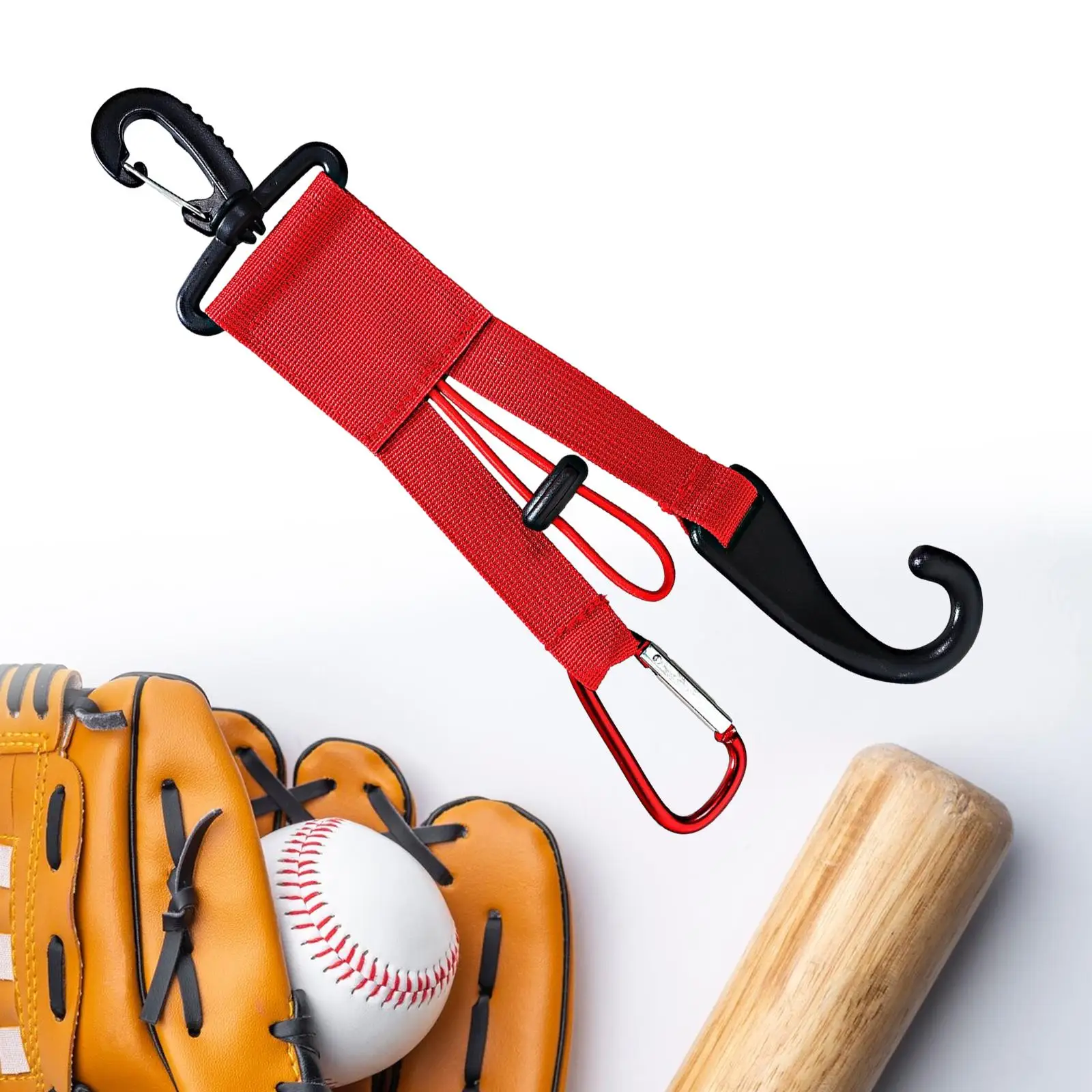 Baseball Softball Gear Hanger Dugout Organizer Cup Holder Fence Hooks Baseball Bats Holder for Fence Portable Bats Hanger 