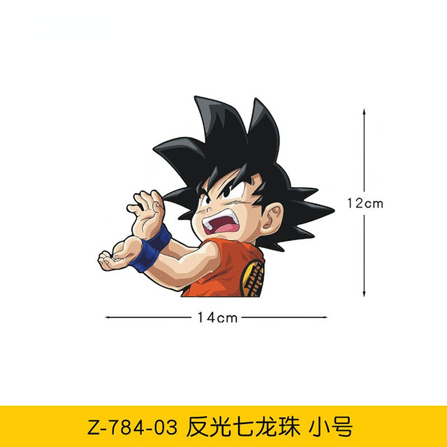 Riman Dragon Ball Adesivo Reflexivo Dos Desenhos Animados Goku Preto Car  DecorationSticker Capacete Graffiti StickerBrinquedo das crianças  BirthdayGift - AliExpress