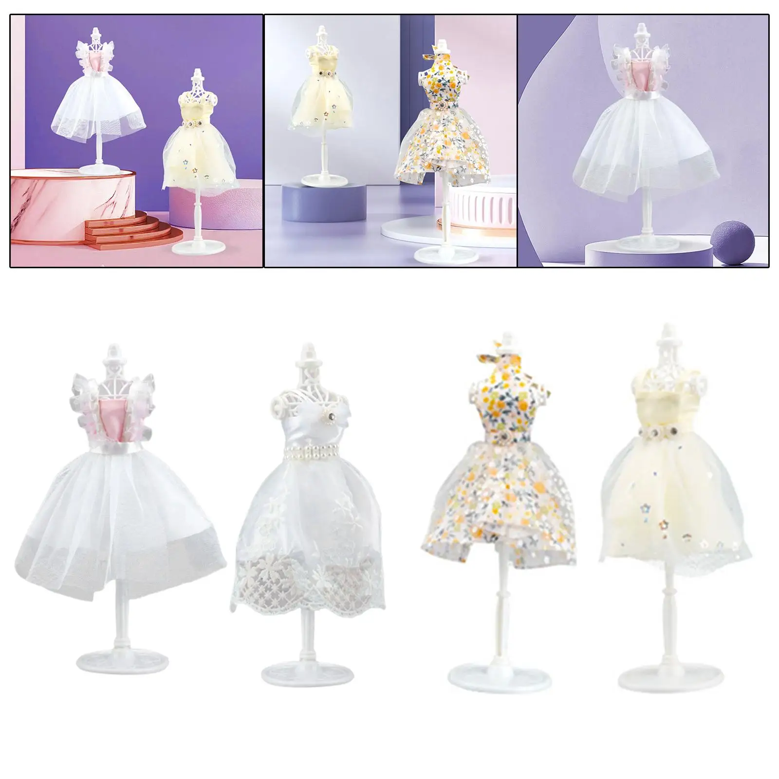 Fashion Design Kit Princess Doll Clothes Making Doll Dress Making Set Crafts Kit Doll Clothing design for Birthday Gift