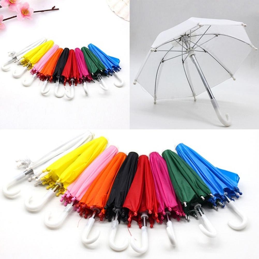 Description Picture 3 of itemDoll Umbrella Doll Toys For Girls Mini Umbrella Rain Gear BJD Dolls Colorful Umbrellas Sunny Rainy Umbrella Dollhouse Umbrella