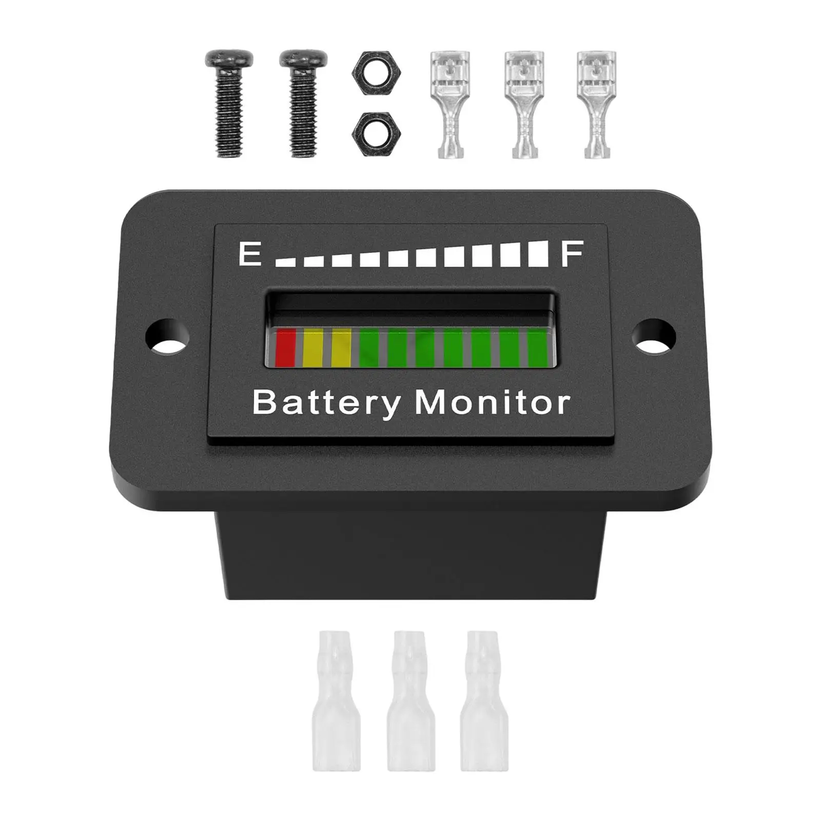 Battery Capacity Indicator IP65 Waterproof Battery Meter Battery Monitor for Golf Cart Forklift Scrubber Machine Trailer RV