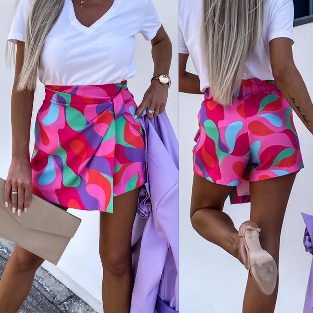 Verão Ao Ar Livre Casual Pantskirt Com