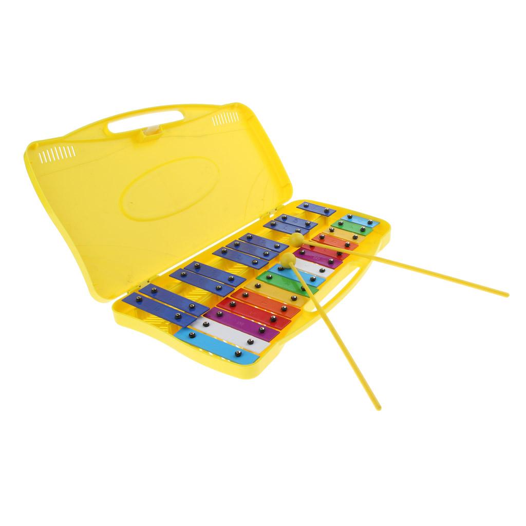 Aluminum Xylophone - Musical Toy for Children And Baby Glockenspiel with Case