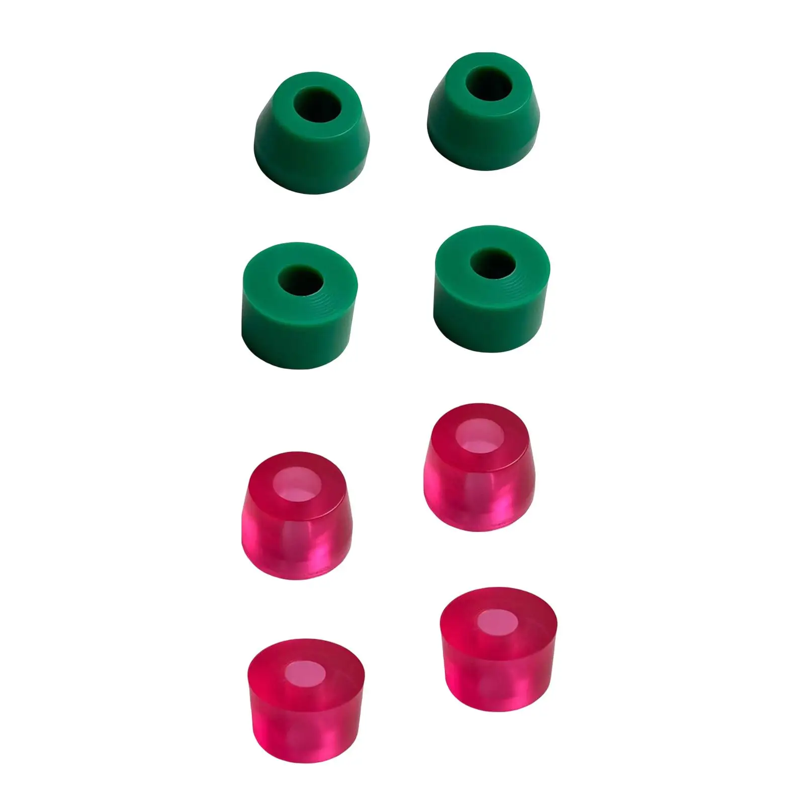 Skateboard Longboard Truck Bushings Top and Bottom Full Set Soft PU Rubbers