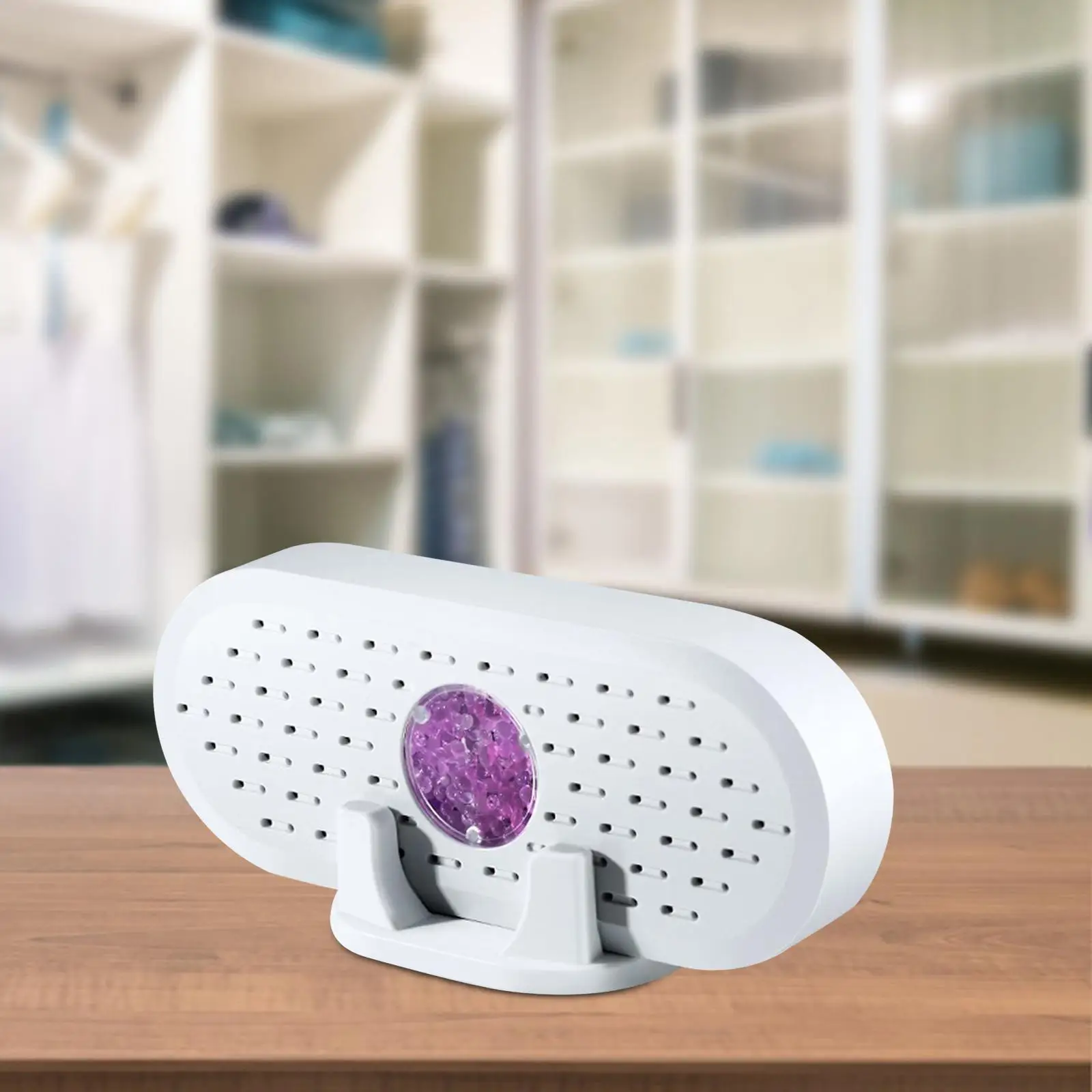 Portable Mini Dehumidifier Auto Shut Off Silent Moisture Absorber Air Dryer 1L for Office Closet Basement Bedroom Bathroom