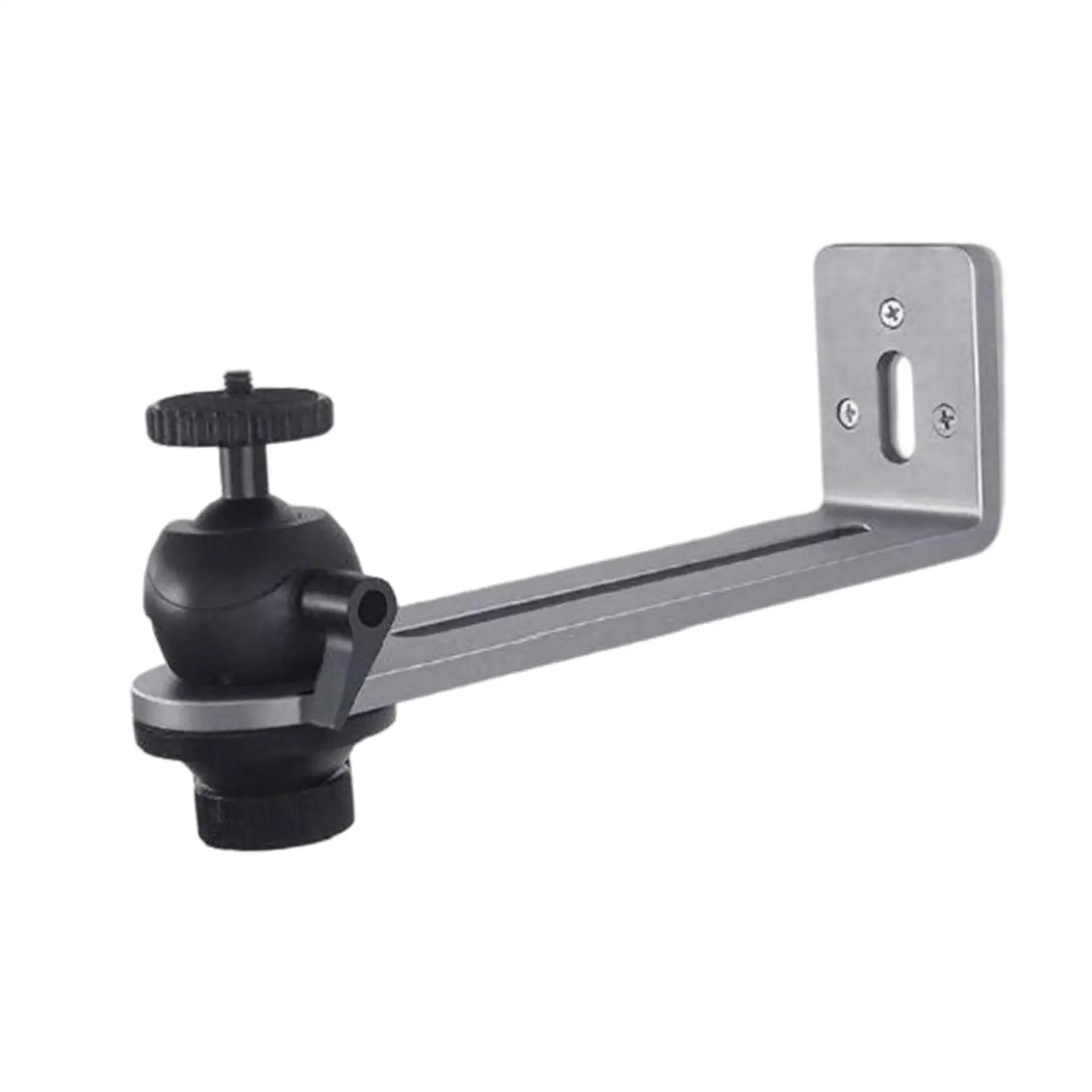 L Shaped Projector Bracket Wall Mount Stand Level Adapter Multifunctional Pivoting Base 1/4