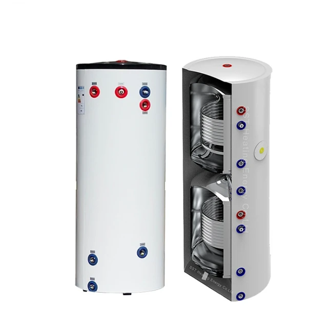 家庭やホテル用の2つのin 1加熱装置,エナメル質cepadlo加熱,200-600lタンクとバッファタンクを備えたエアソース機器  AliExpress