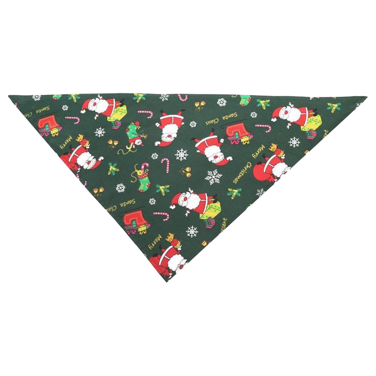 Dog Bandana Breathable Dog Triangle Bibs Scarf for Party New Year Festivals