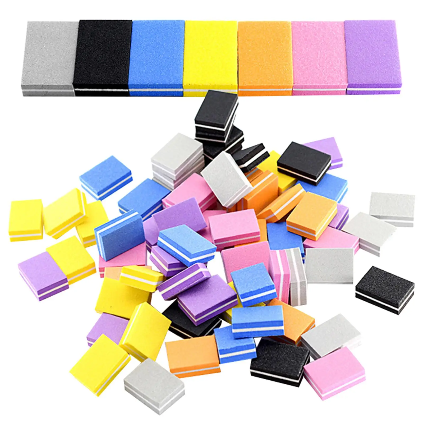 Nail Buffer Blocks Nail Art File 100/180 Grit for Personal Use Acrylic Nails