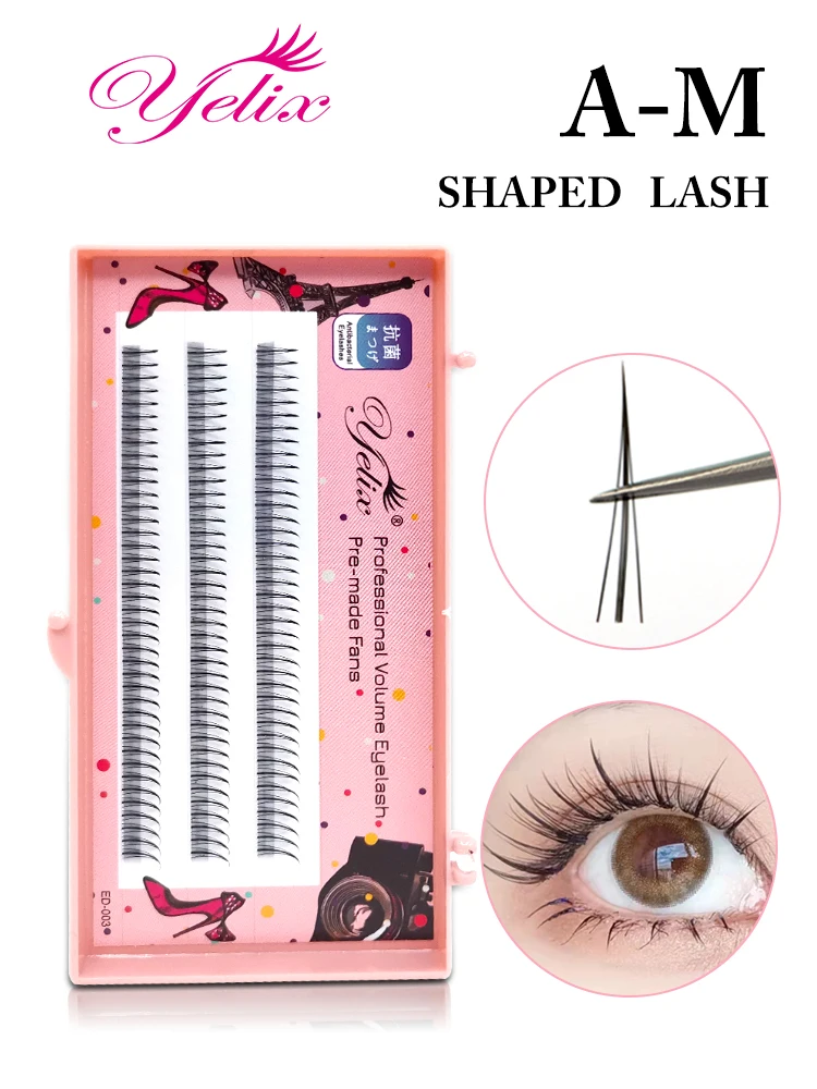 Best of Yelix A / M Shape Lashes Natural Fluffy False Eyelashes Individual Eyelashes 3d Mink Eyelash Extension Luxury Makeup Eye Lashes Reviews & Tips