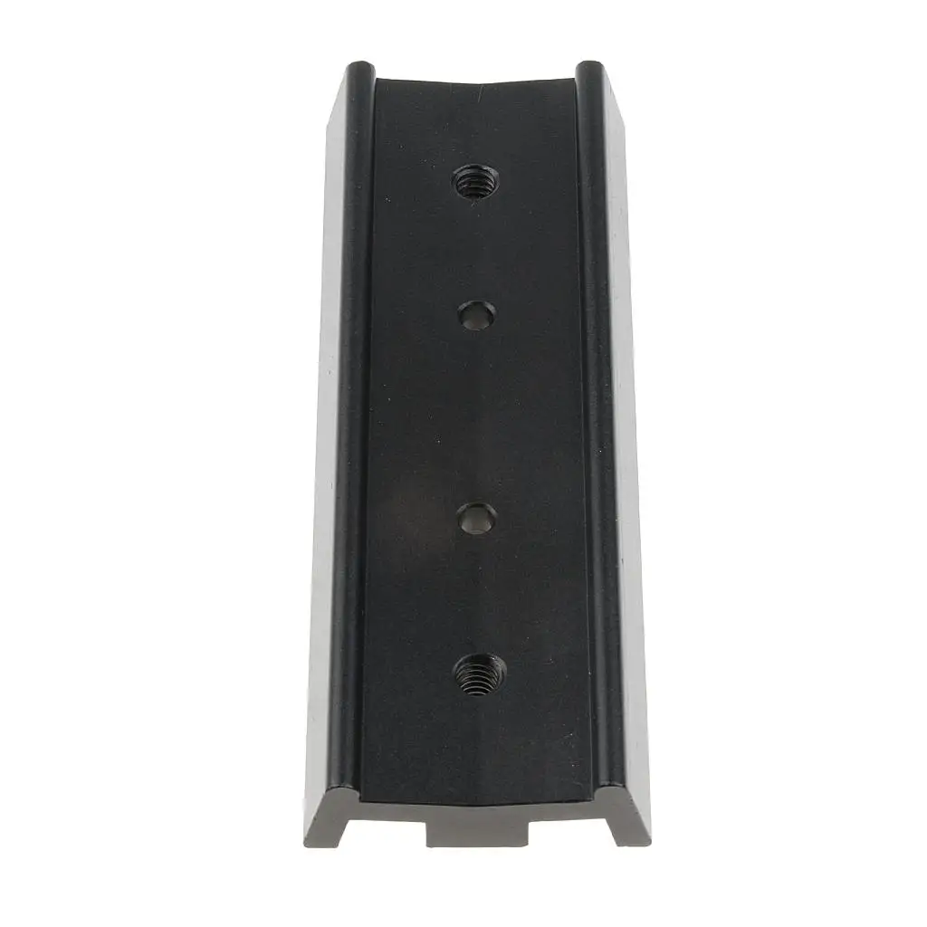 Metal Telescope Dovetail Mounting Plate for Equatorial Tripod Long Version - 120mm (Black)