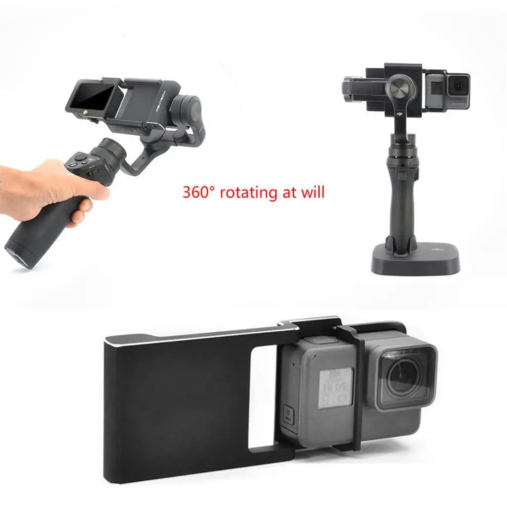 Lightweight & Portable Camera Adapter, Switch Mount Plate Solid Handheld Gimbal Adapter  , DJI   Mobile 2/ Smooth