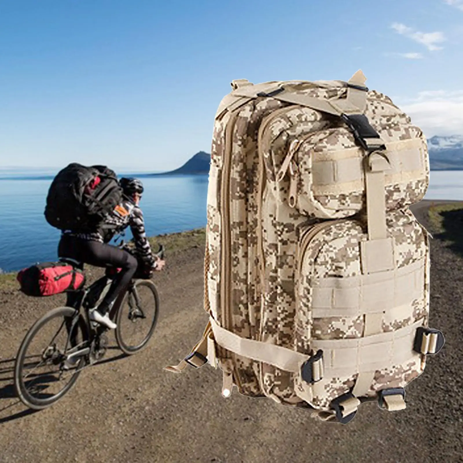 Water Resistance Hiking Backpack Traveling Haversack Bag Survival 30L