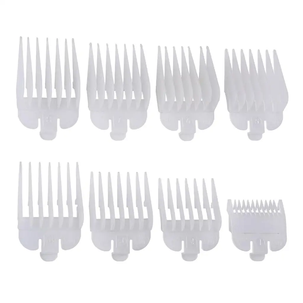 Hair Coded Spare Cutting comb for guide Set with 8 Different