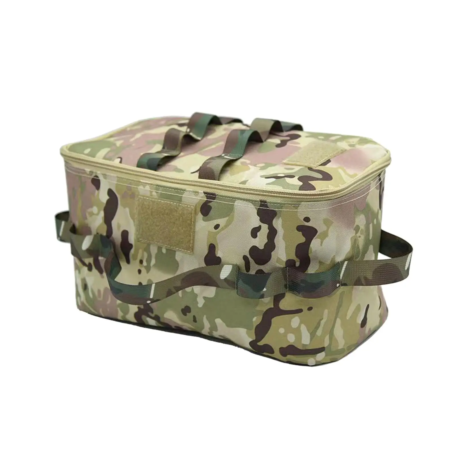 Durable Camping Storage Bag with Handles Cookware Carrying Case Portable Multipurpose for Hiking