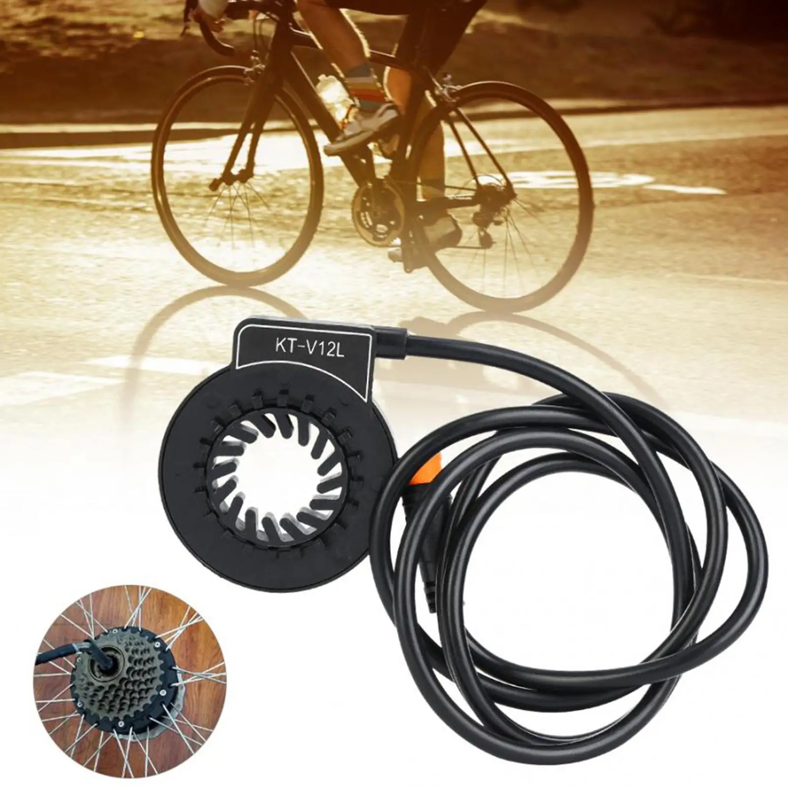 E-bike Pedal Magnets Electric Bicycle System Assistant Sensor Speed Sensor Black Color Easy to Install