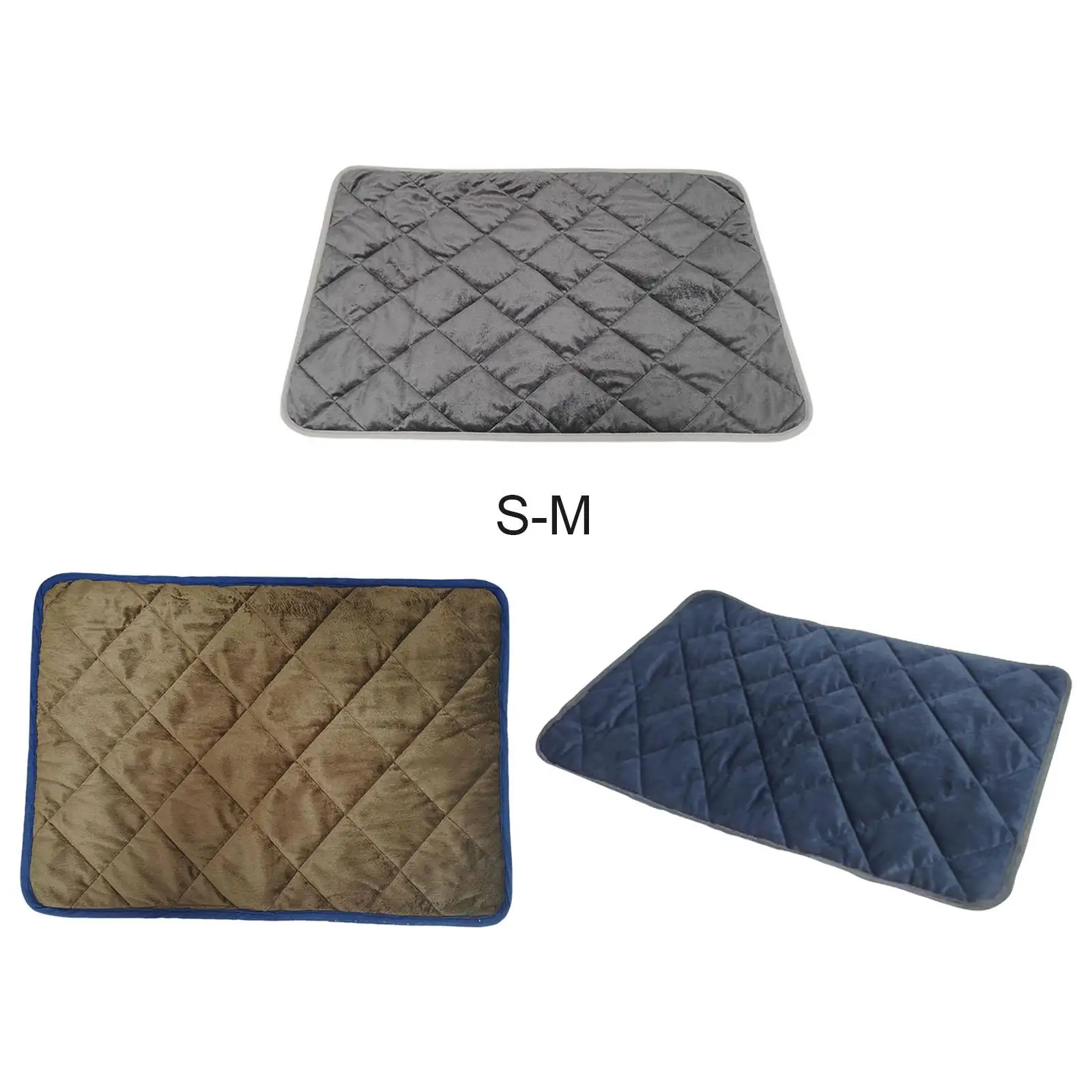 Self Heating Pets Pad Dogs Cat Sleeping Mat Safety Self Warming Mat Cushion Crate Blanket for Kitten Kitty Outdoor Indoor Puppy