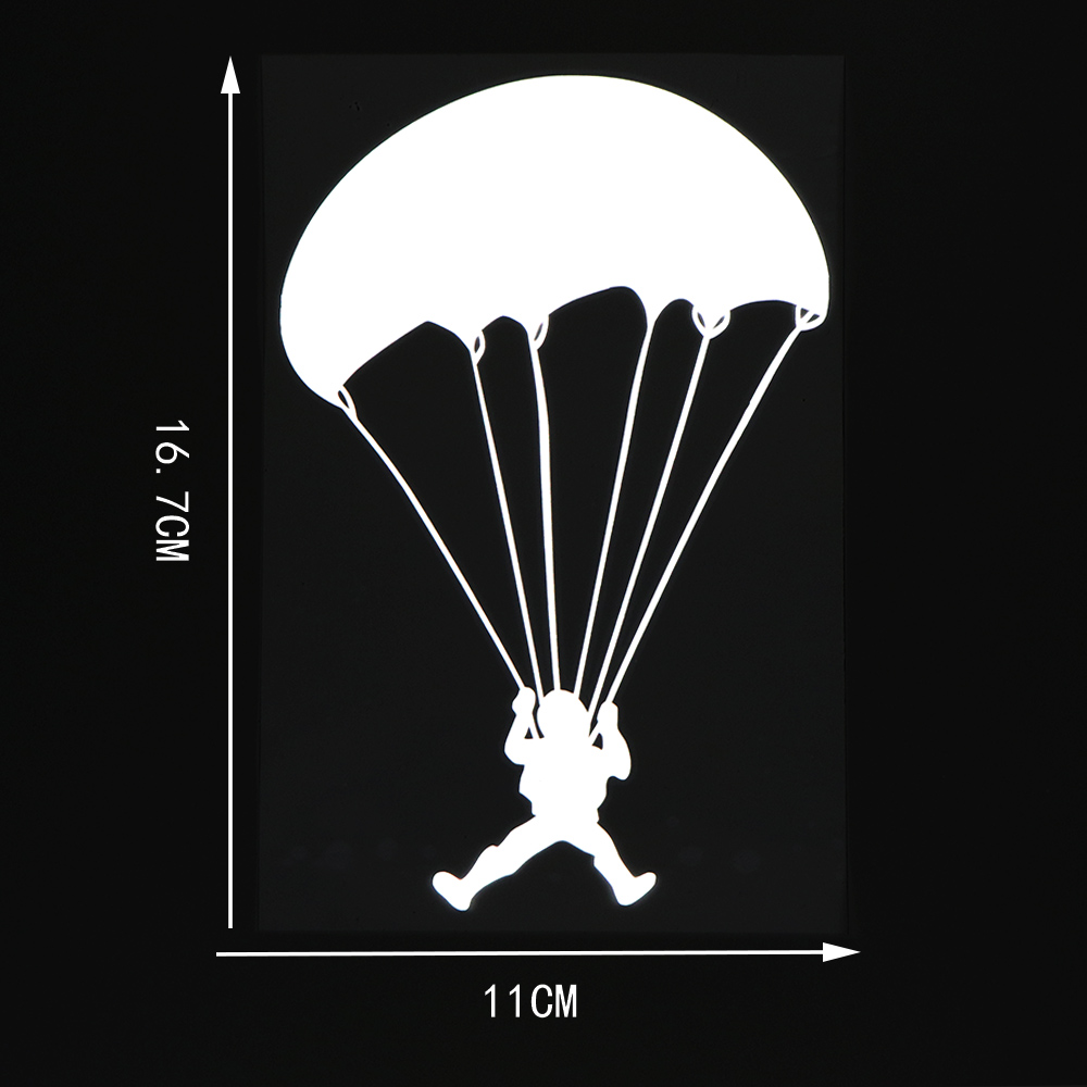 11x16,7 см Автомобильная Наклейка Виниловая наклейка парашют прыжок парашют  Экстремальные виды спорта художественное украшение