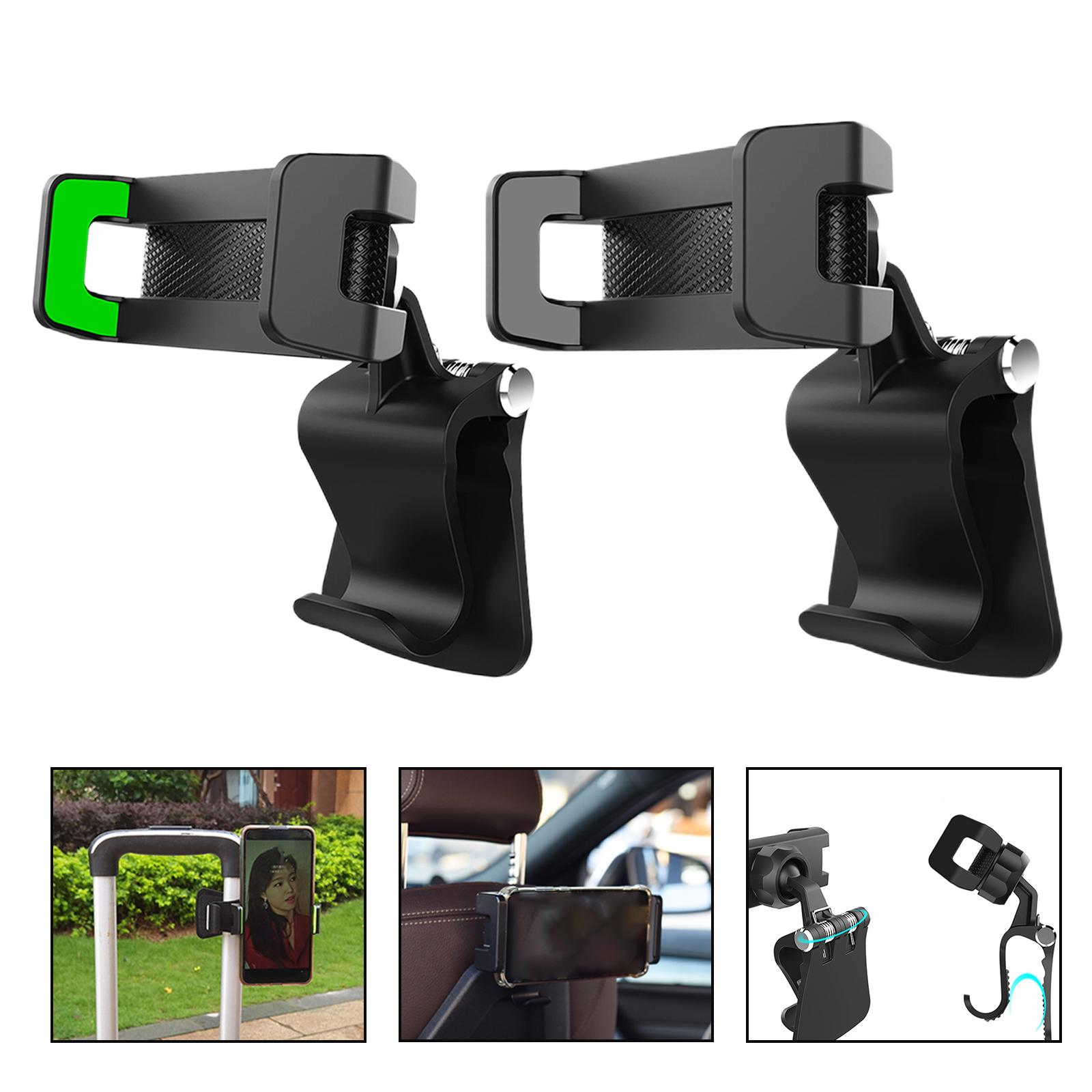 Universal Cell Phone Mount Holder with Clip On Clamp for Most Smartphones Stand Fits for Huawei P30 P20 Desks Car Sun Visor