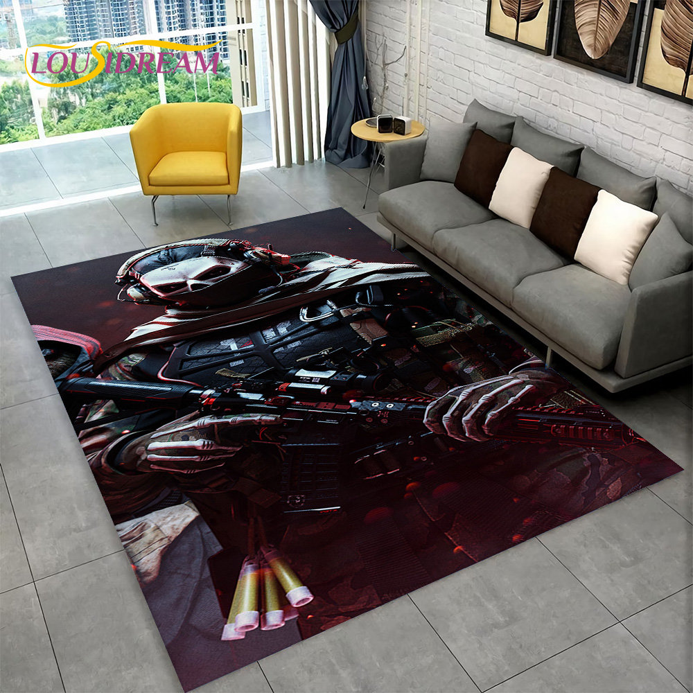 tapis de jeu cod call of zone de jeu chambre décoration de polymère de sol non jeu pour enfants