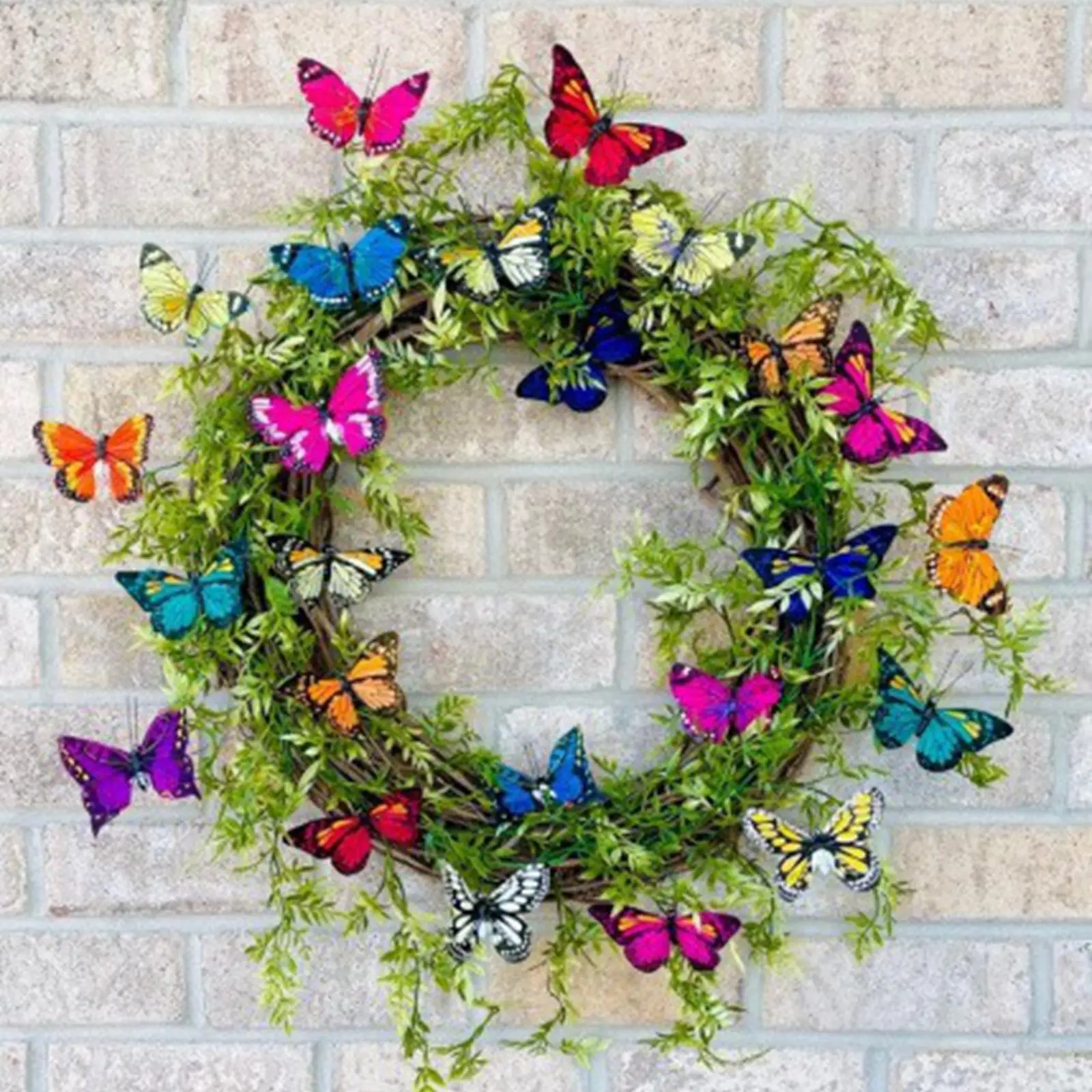 Artificial Garland 45x45cm Wall Decoration Crafts Hanging Garland for Farmhouse Festival