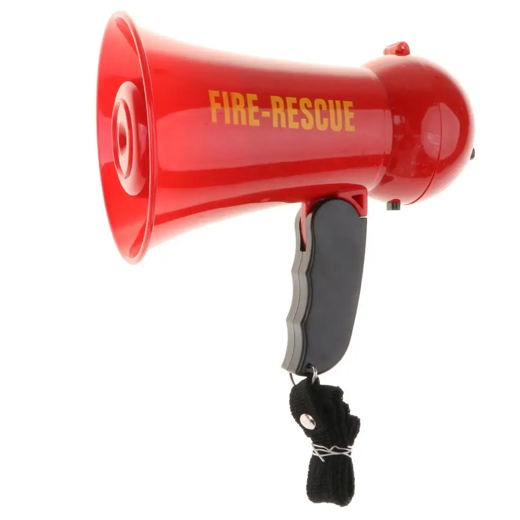 Miniature Megaphone Toy  And Fireman Role Play Accessory for