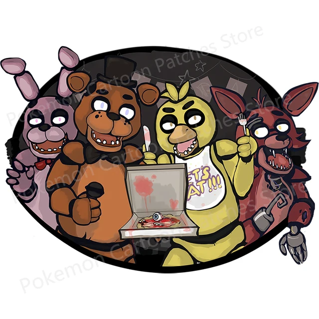 Cheap Puppet Fnaf 2 Fanart Five Nights At Freddy's 2 Five Nights At Freddy  Iron-on Transfers For Clothing Tshirt Bag Heat Transfer Stickers Iron On  Patches