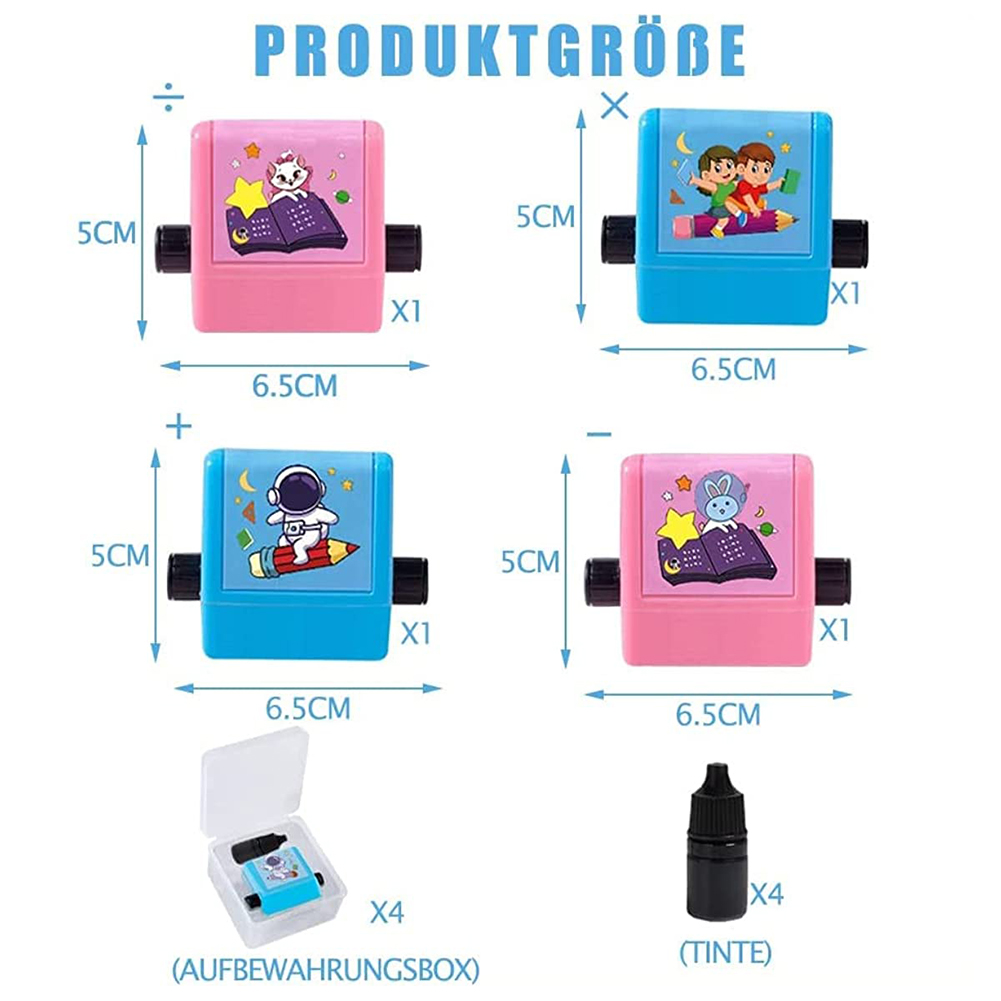 Description Picture 5 of itemScroll Stamps For Random Math Practice Multiple Teaching Math Questions Home Teacher Supplies