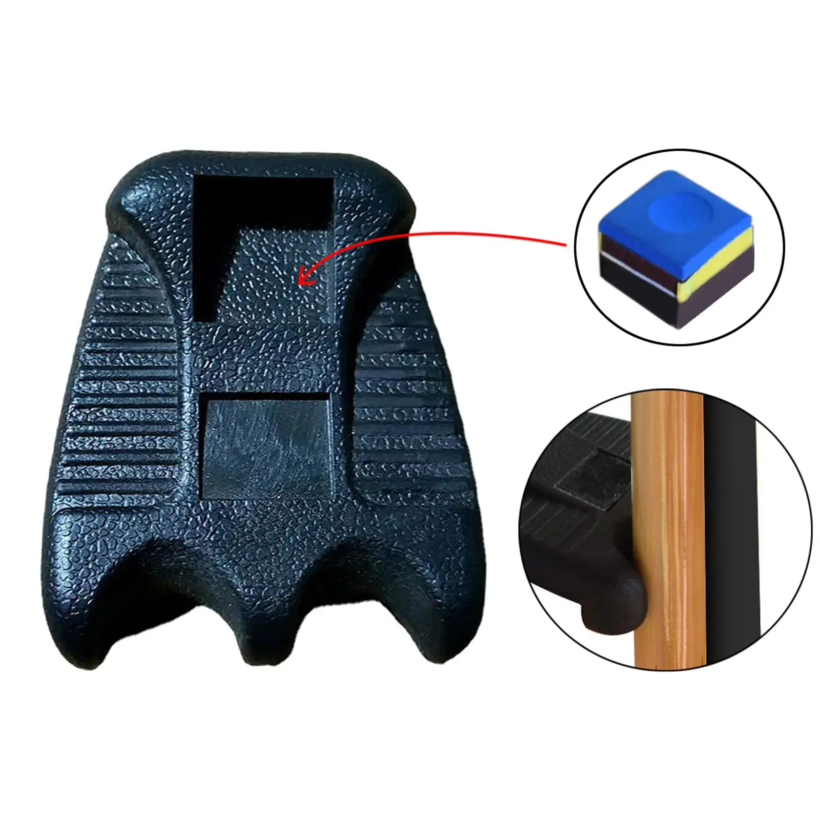 Pool Cue Holder Claw 2-cue Portable Durable for Snooker Cue Snooker Cue Rest