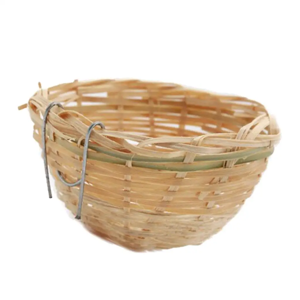 Bamboo  Nest Crafts Handmade   Nest for Garden  Party Wedding Decor No Eggs