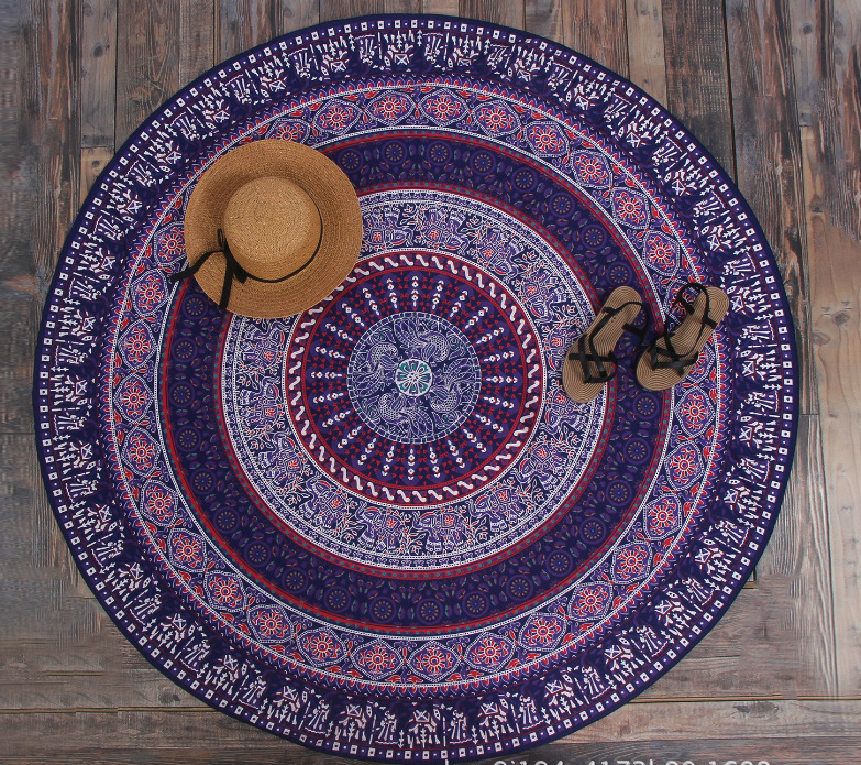 de Mesa Hippie Indianas, Cobertor de Cama, Camping Pad, 1Pc, Verão