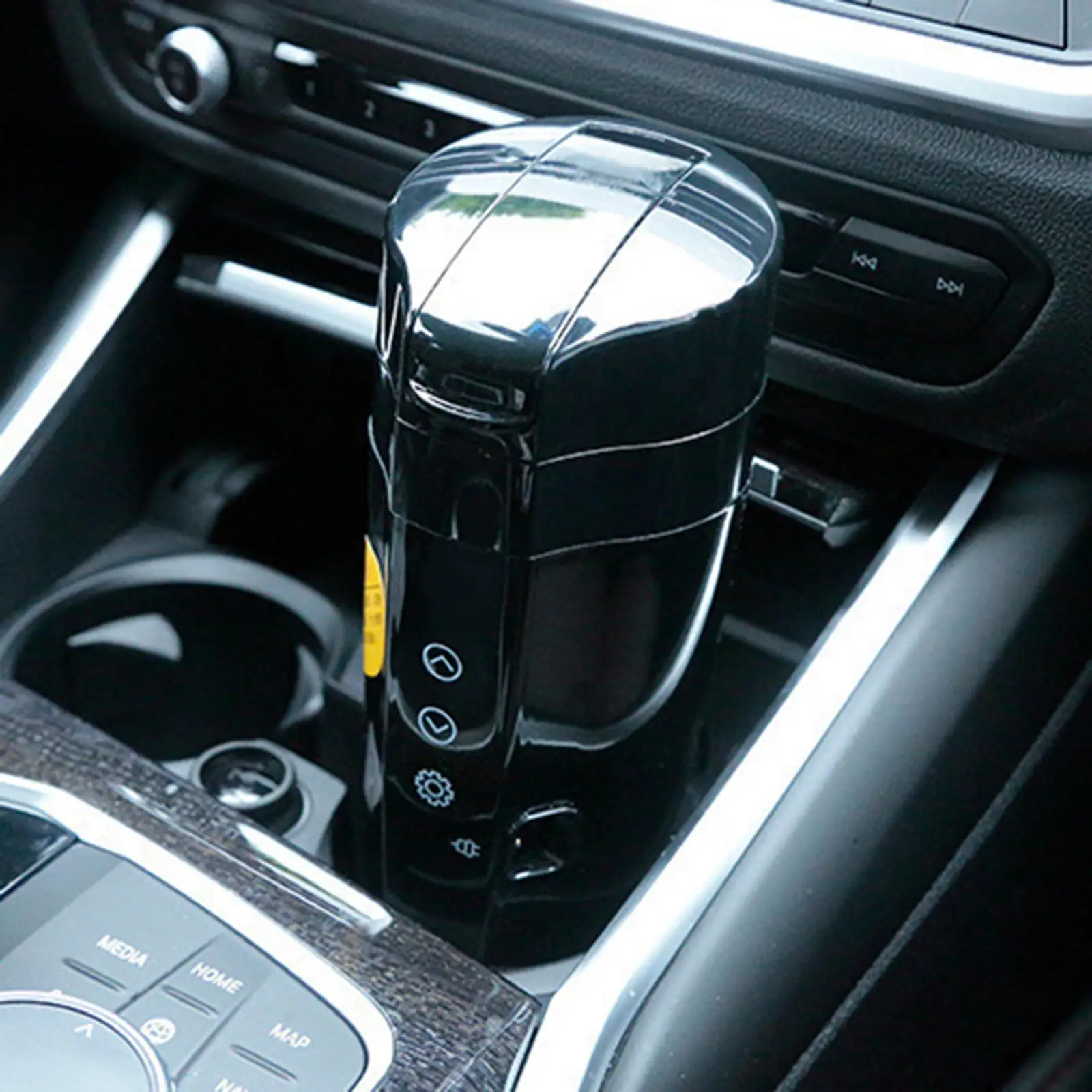Car Heating Cup Leakproof Stainless Steel Coffee Thermal Mug for Travel