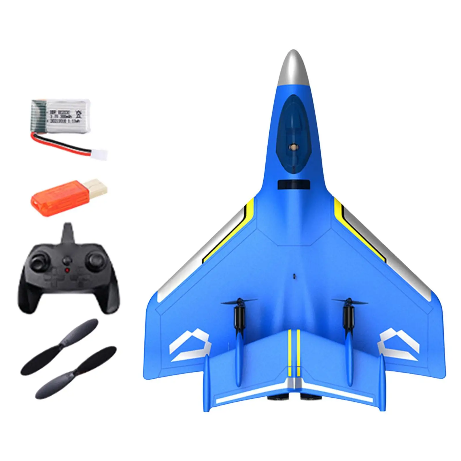 RC Airplane 2.4GHz Lightweight Stable Easy to Control Remote Control Airplane Foam RC Airplane RC Glider for Boys Girls Kids