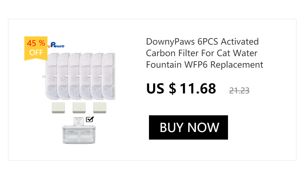 Title 1, DownyPaws 2.5L Wireless Cat Water Fountain Batt...