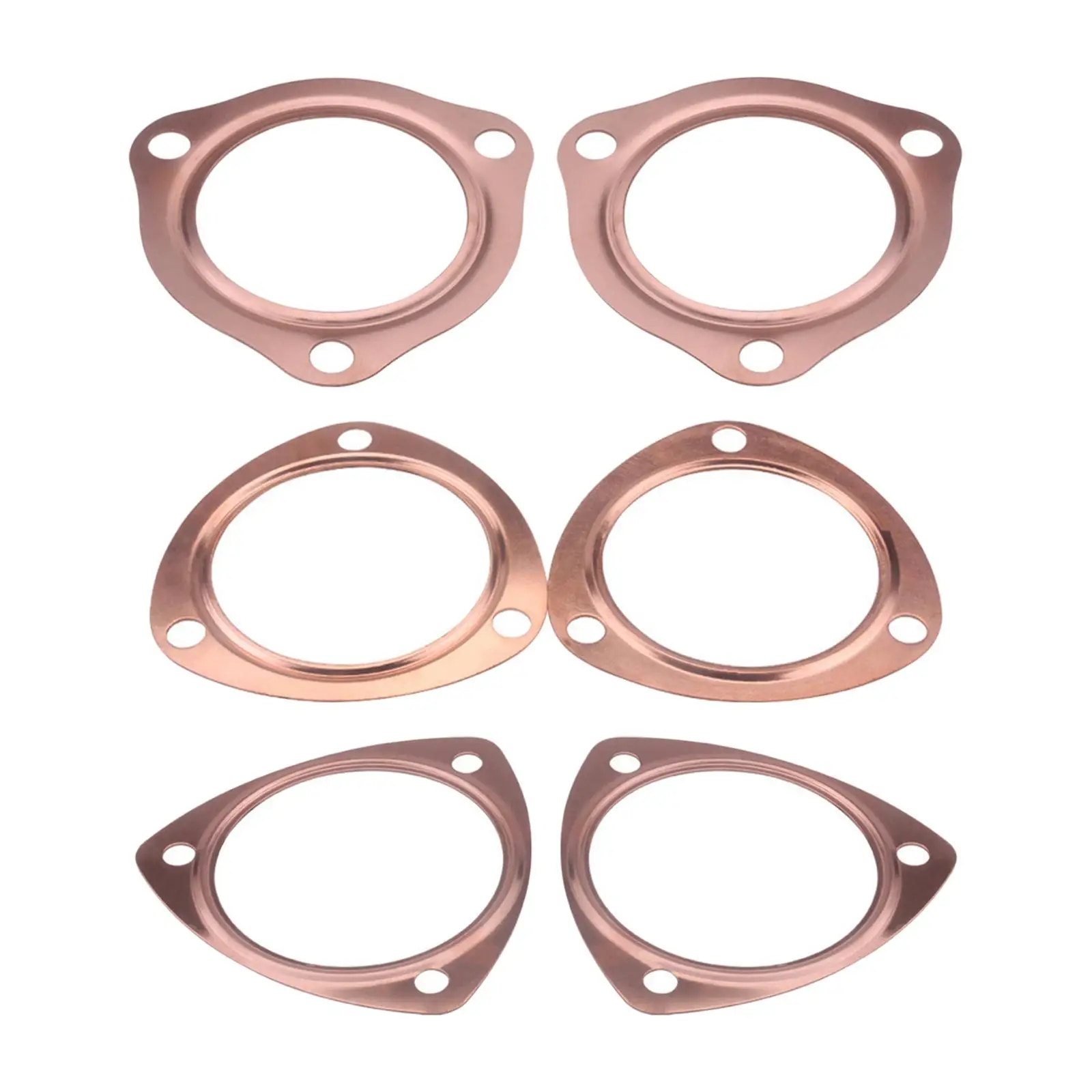 Copper Collector Gasket Reusable Wear Resisting for Sbc Bbc 302 350 454 Replacement