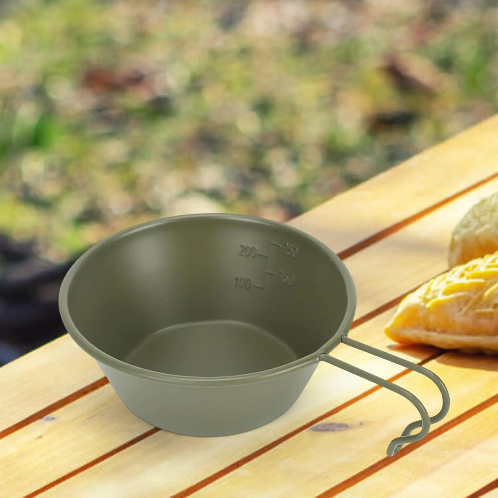 Stainless Steel Camping Bowl Outdoor Dinnerware Portable for Kitchen Picnic