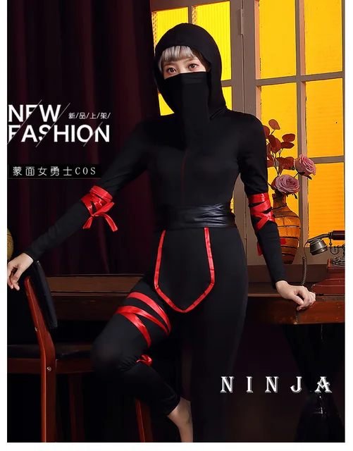 Halloween Adult Man Japanese Anime Ninja Warrior Costume Carnival