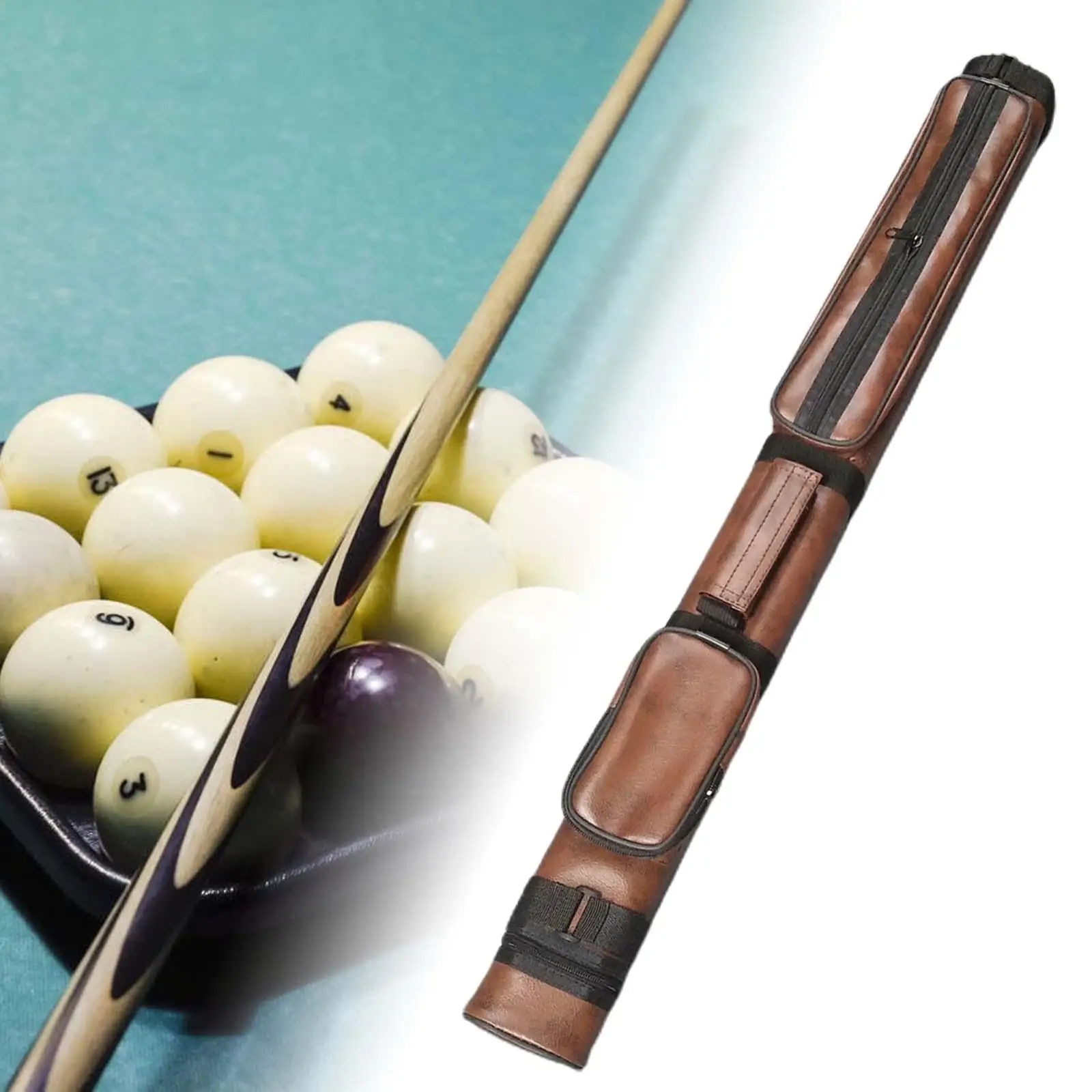 Pool Cue Cases Container Pool Cue Tube Billiard Pool Cue Stick Carrying Bag